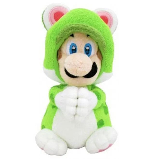 Official World of Nintendo Cat Luigi with Magnets Small Plush Cuddly Toy