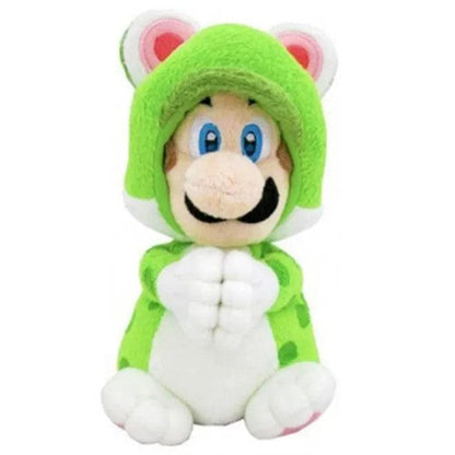 Official World of Nintendo Cat Luigi with Magnets Small Plush Cuddly Toy