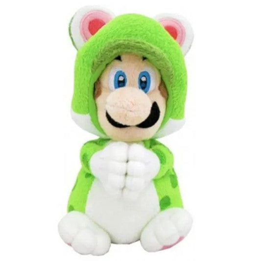 Official World of Nintendo Cat Luigi with Magnets Small Plush Cuddly Toy