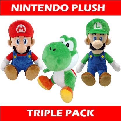 Official World of Nintendo Mario Series 2 Triple Pack Plush Cuddly Toys