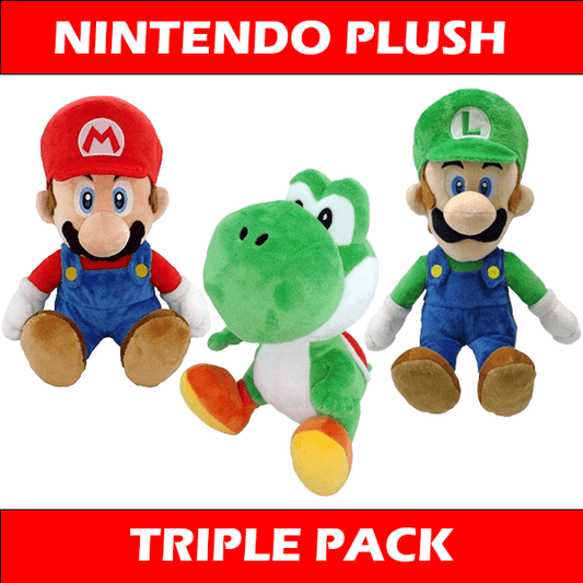Official World of Nintendo Mario Series 2 Triple Pack Plush Cuddly Toys
