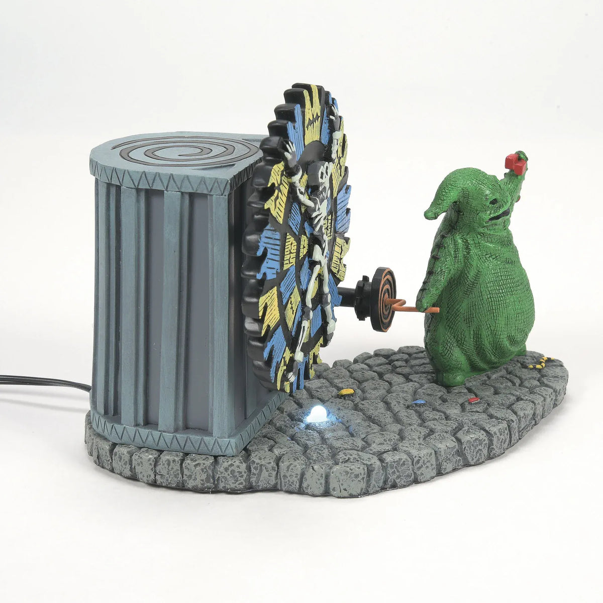 Oogie Boogie Gives a Spin Nightmare Before Christmas Village Figurine By Department 56