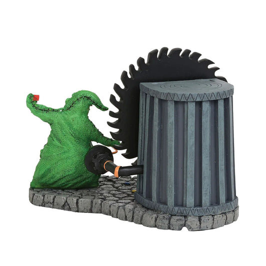 Oogie Boogie Gives a Spin Nightmare Before Christmas Village Figurine By Department 56