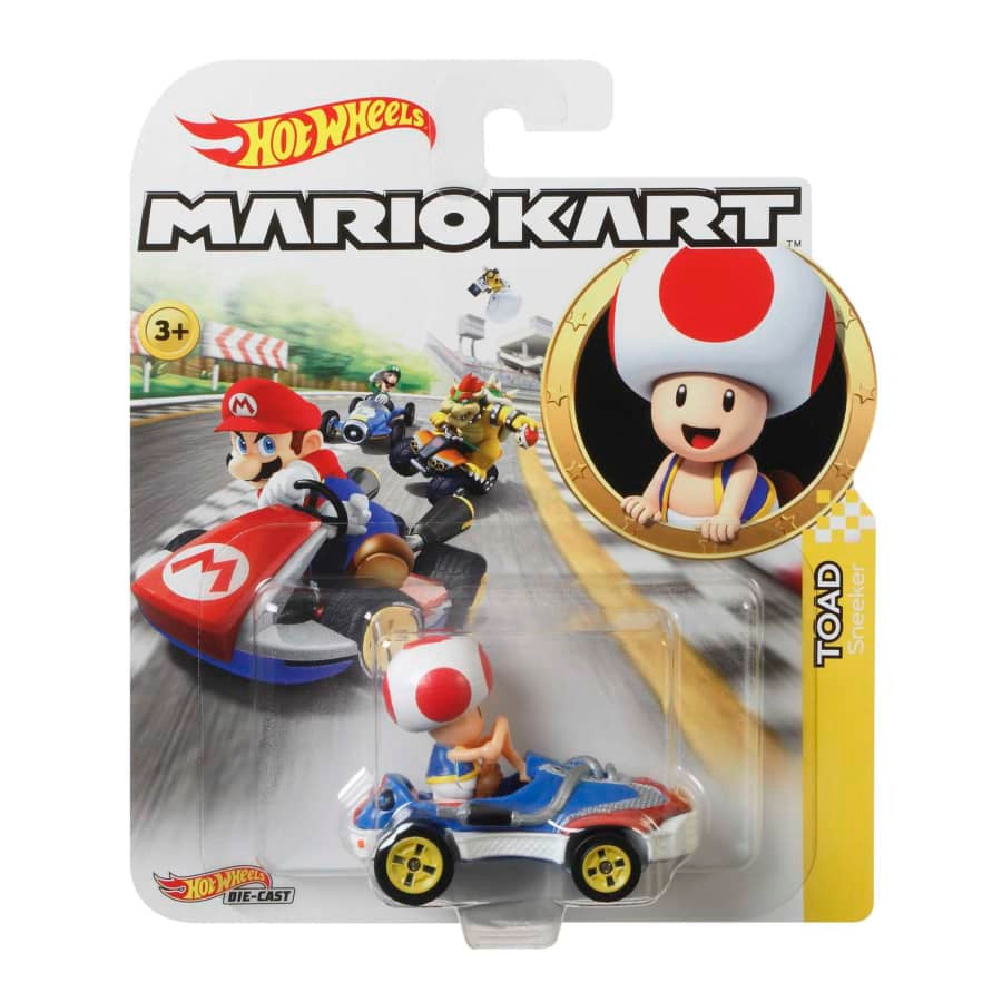 Hot Wheels Mario Kart Toad Sneeker