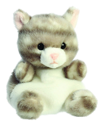 Palm Pals  5” Silver Kitty Plush By Aurora World