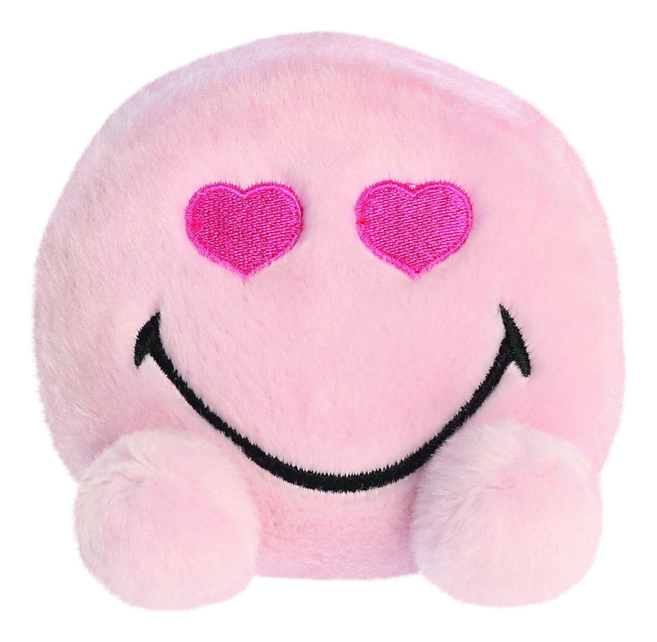 Palm Pals Smiley World Heart Eyes Smiley 5” Plush By Aurora World