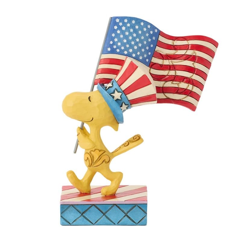 Patriotic Woodstock Figurine Peanuts by Jim Shore