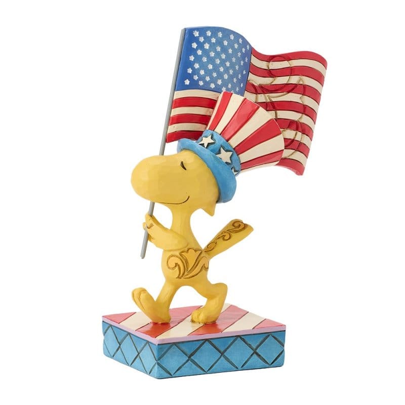 Patriotic Woodstock Figurine Peanuts by Jim Shore