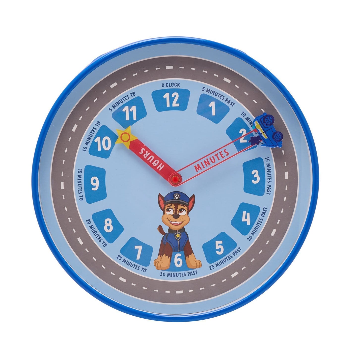 Paw Patrol Chase Wall Clock 10"