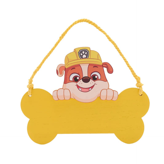 Paw Patrol Hanging Plaque - Rubble