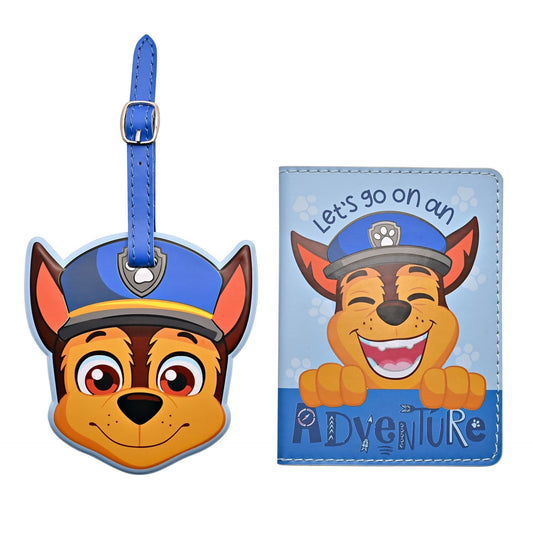 Paw Patrol Passport & Luggage Tag - Chase