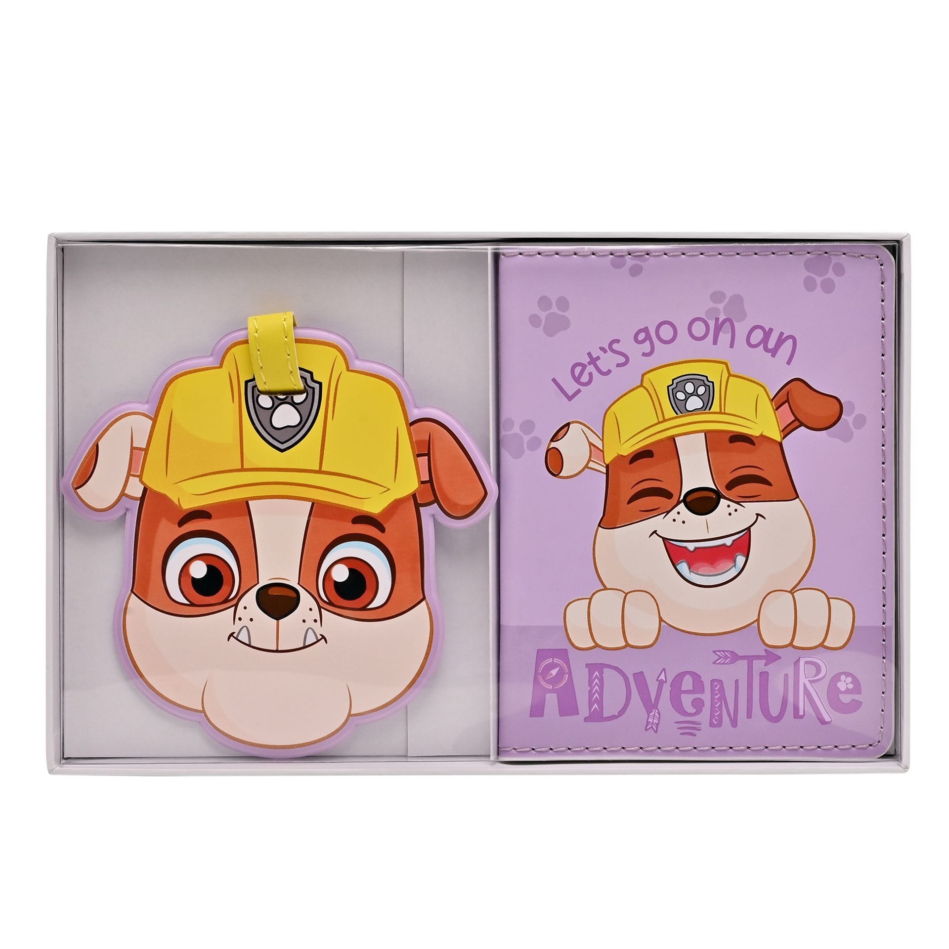 Paw Patrol Passport & Luggage Tag - Rubble