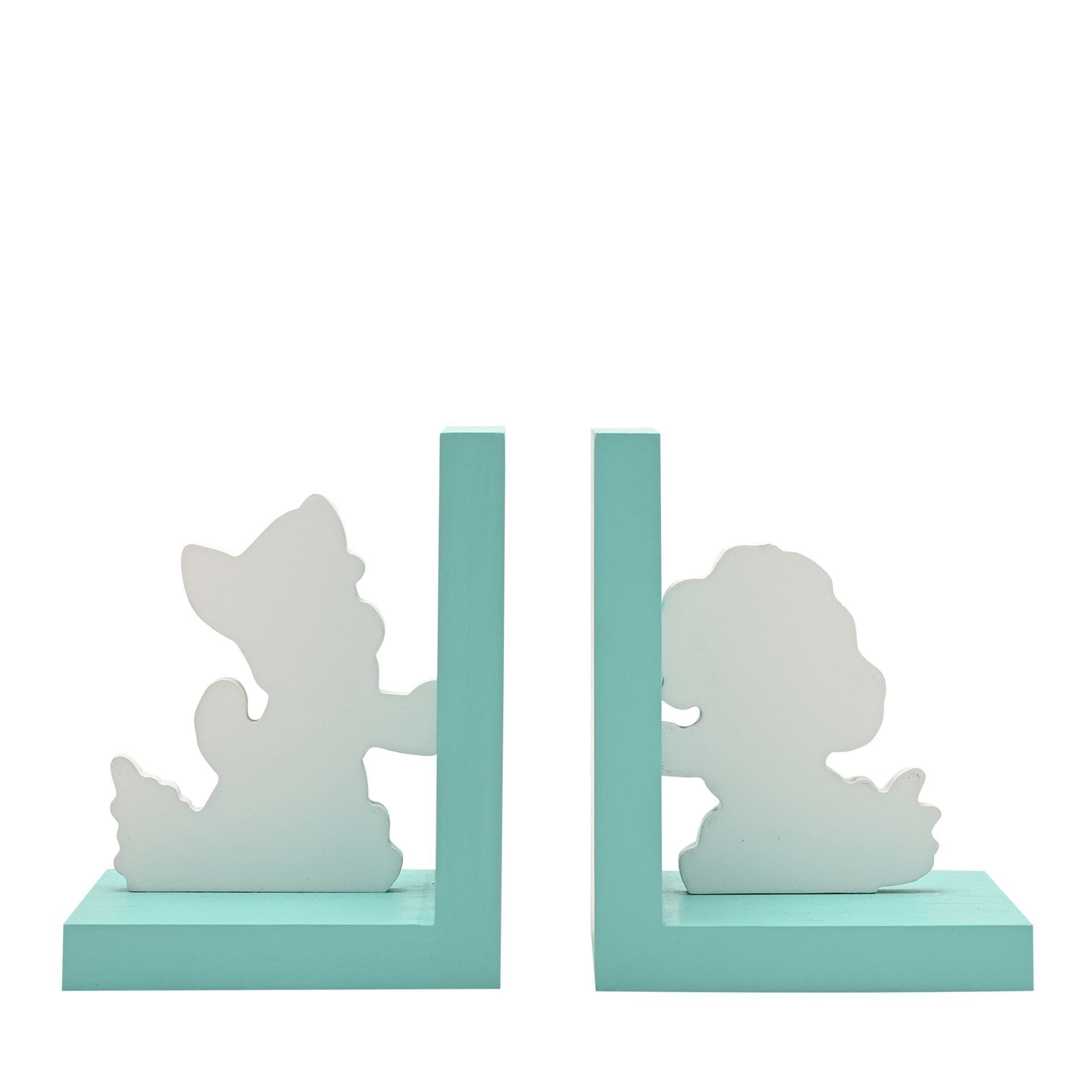 Paw Patrol Skye and Chase Wooden Bookends