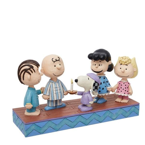 Peanuts Gang in Christmas PJ's Snoopy Figurine By Jim Shore 6013046