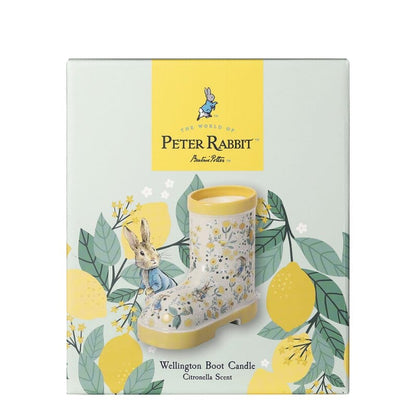 Peter Rabbit Citronella Wellington Boot Shaped Candle By Peter Rabbit Home Fragrance