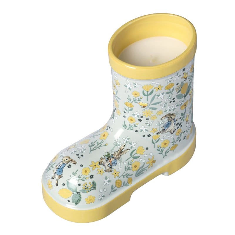 Peter Rabbit Citronella Wellington Boot Shaped Candle By Peter Rabbit Home Fragrance