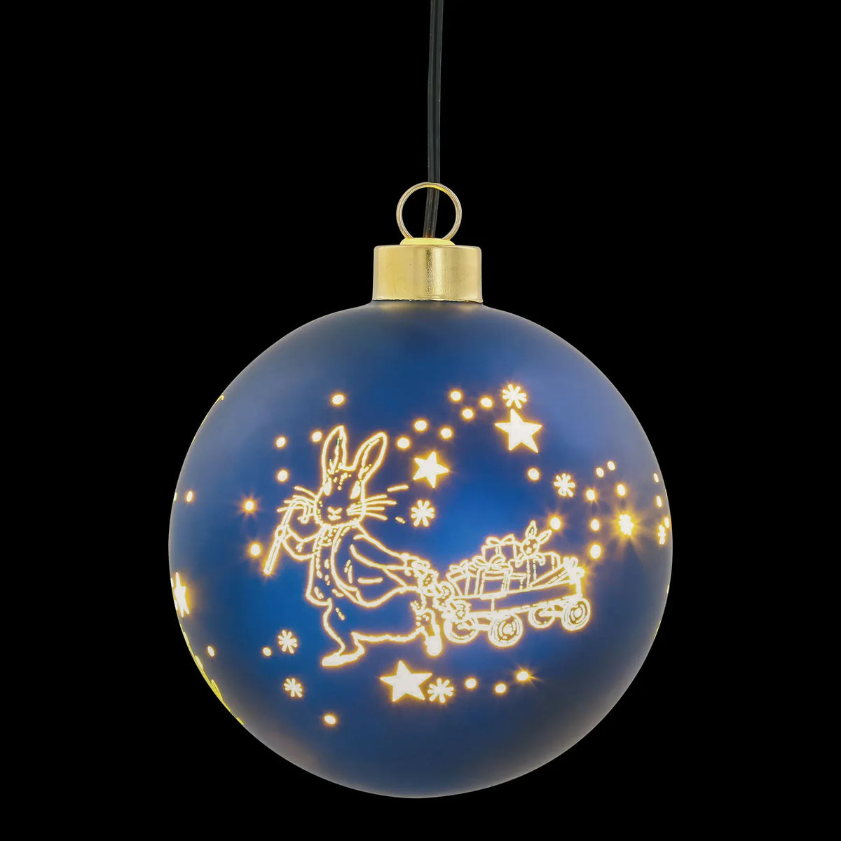 Peter Rabbit LED Bauble - Midnight Blue by Beatrix Potter A32675
