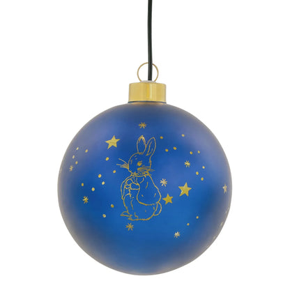 Peter Rabbit LED Bauble - Midnight Blue by Beatrix Potter A32675