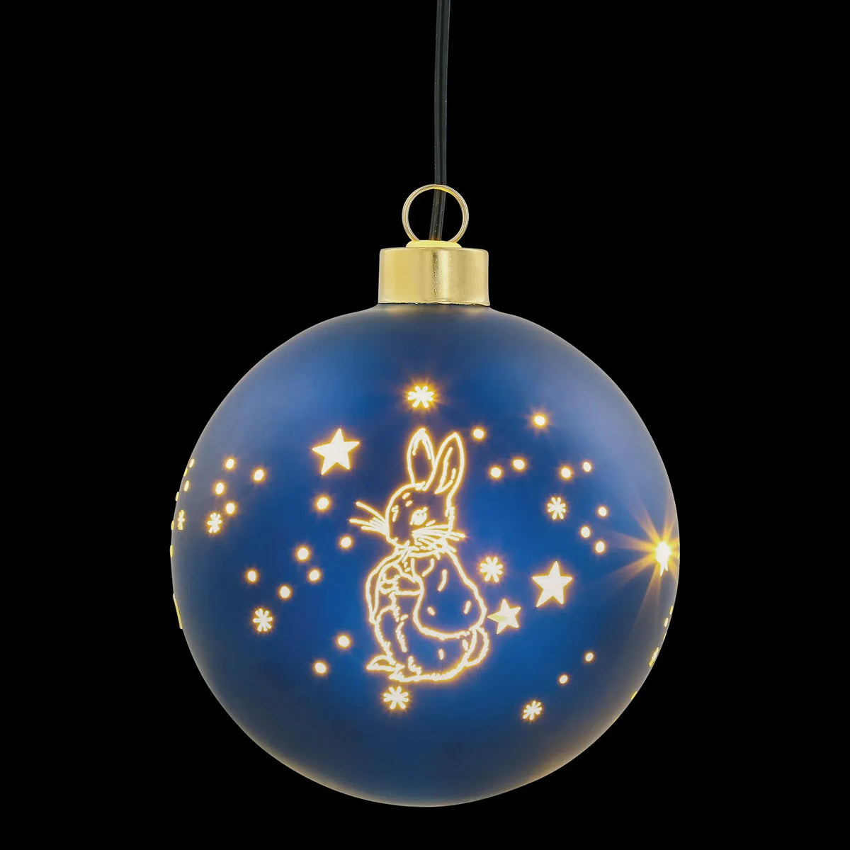 Peter Rabbit LED Bauble - Midnight Blue by Beatrix Potter A32675