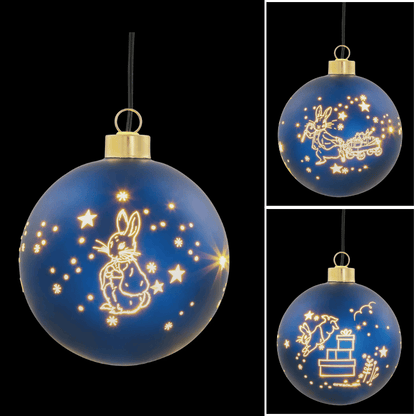 Peter Rabbit LED Bauble - Midnight Blue by Beatrix Potter A32675