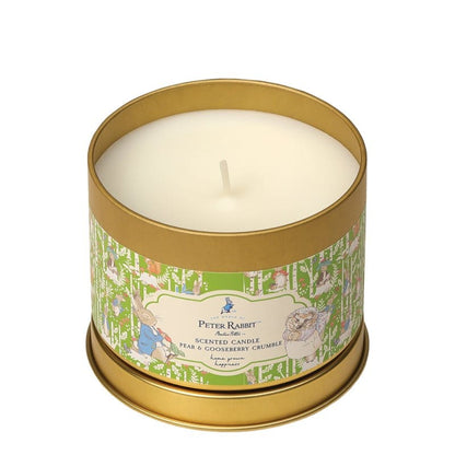 Peter Rabbit Pear & Gooseberry Tin Candle Peter Rabbit Home Fragrance