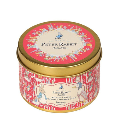 Peter Rabbit Radish & Rhubarb Tin Candle Peter Rabbit Home Fragrance
