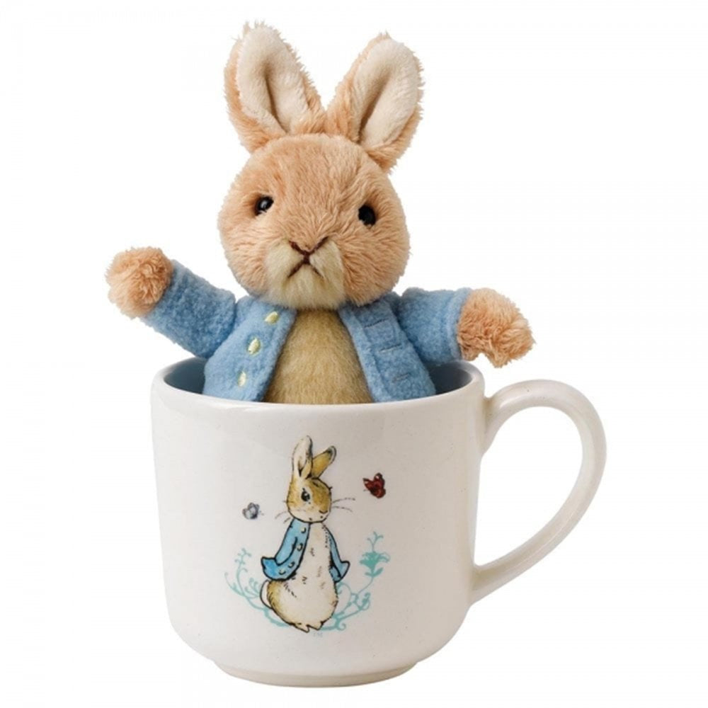 Beatrix Potter Peter Rabbit Mug and Soft Toy Set