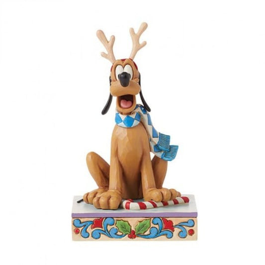 Disney Traditions Christmas Pluto Figurine by Jim Shore 6015012