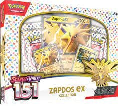 Pokemon Scarlet & Violet 151 Set Zapdos EX Collection