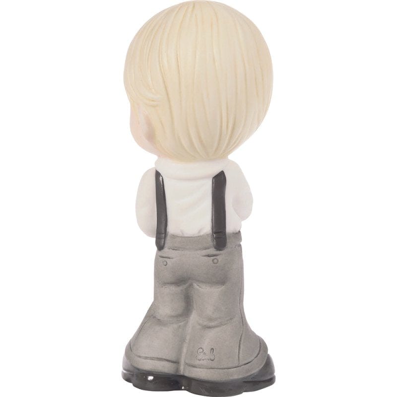 Precious Moments Boy Holding Rose figurine