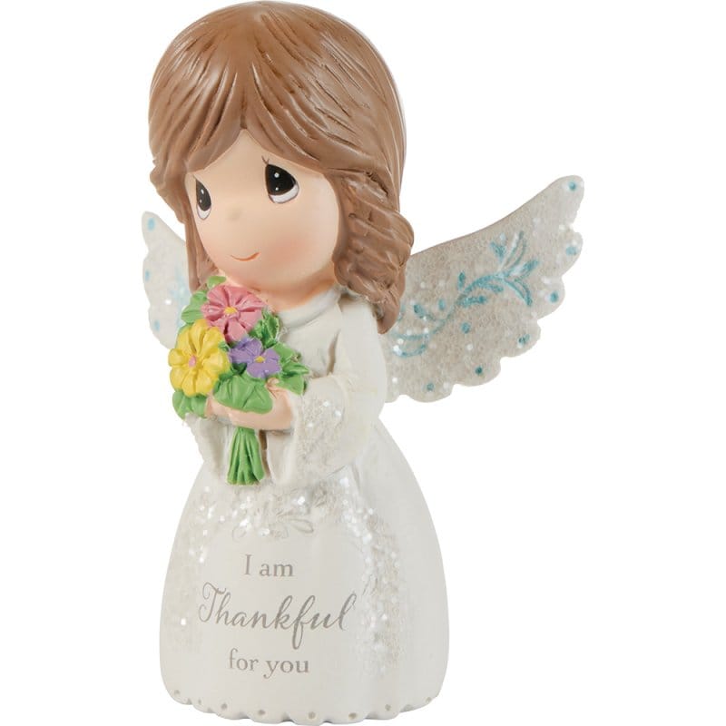 Precious Moments Mini Angel Holding Flowers Figurine