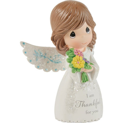 Precious Moments Mini Angel Holding Flowers Figurine