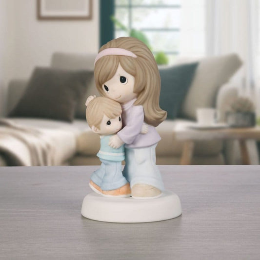 Precious Moments Mom & Son Close Pose Figurine