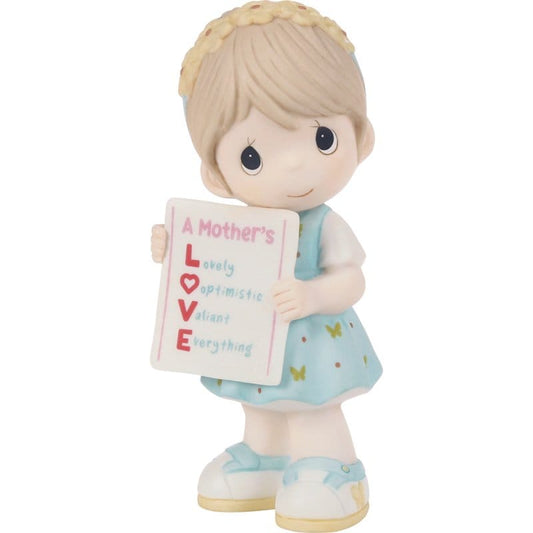 Precious Moments Mother's Day Girl Love Sign Figurine