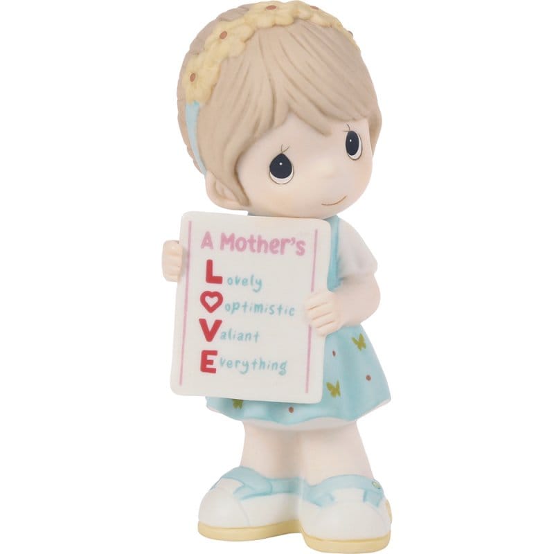 Precious Moments Mother's Day Girl Love Sign Figurine