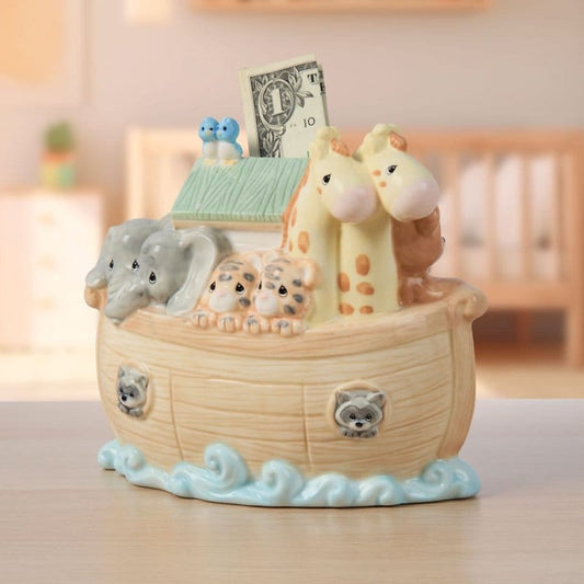 Precious Moments Noah's Ark Money Bank