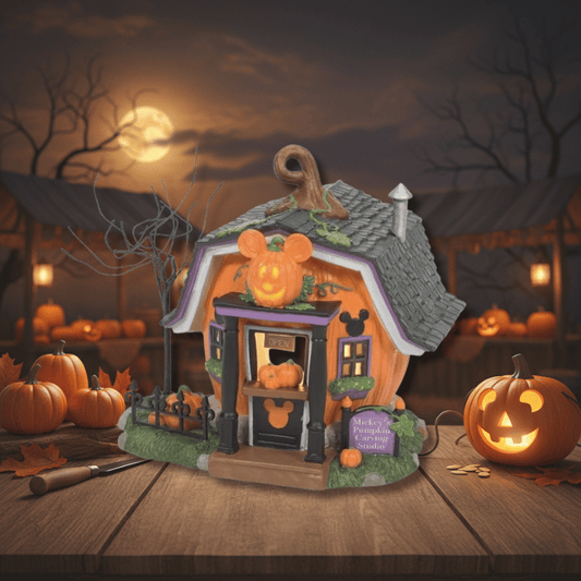 Pumpkintown Carving Studio Disney Village by Department 56