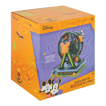 Pumpkintown Illuminated Ferris Wheel Figurine Disney Village By Department 56