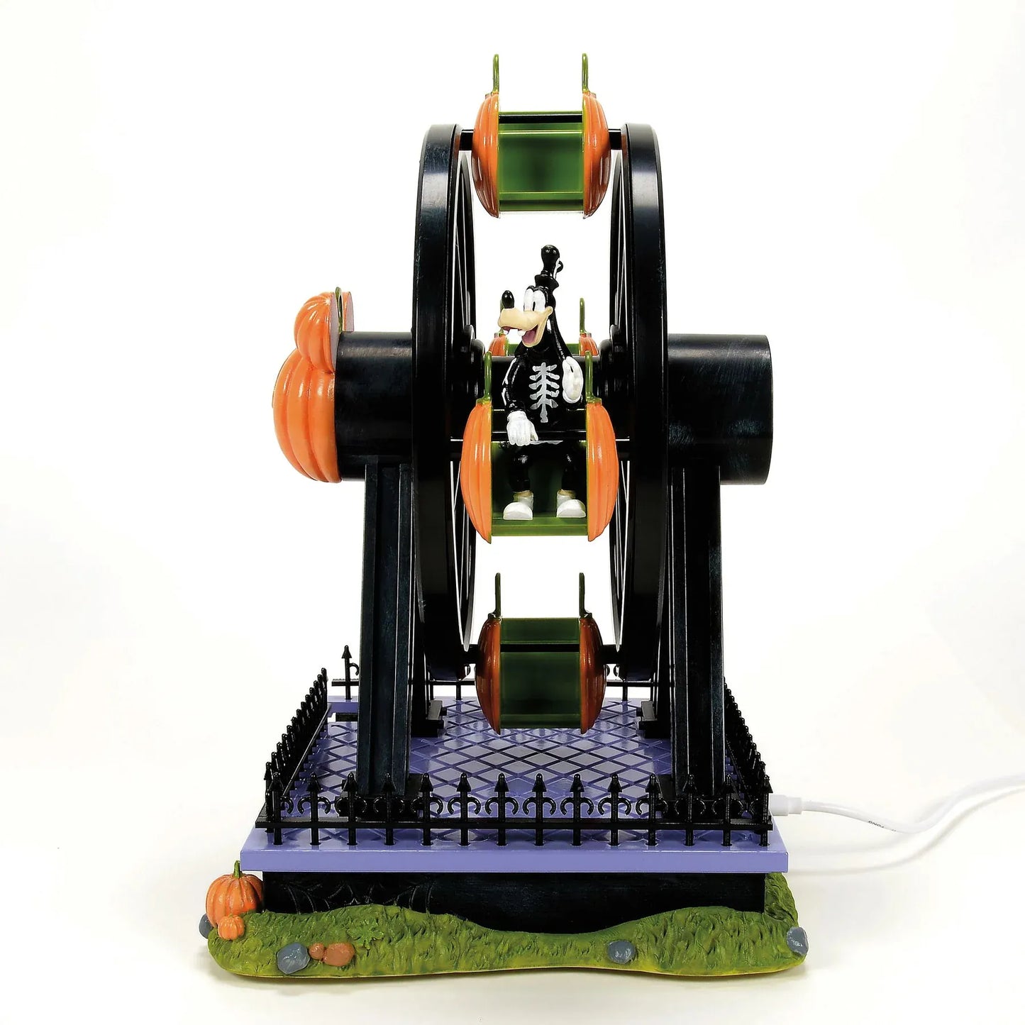 Pumpkintown Illuminated Ferris Wheel Figurine Disney Village By Department 56