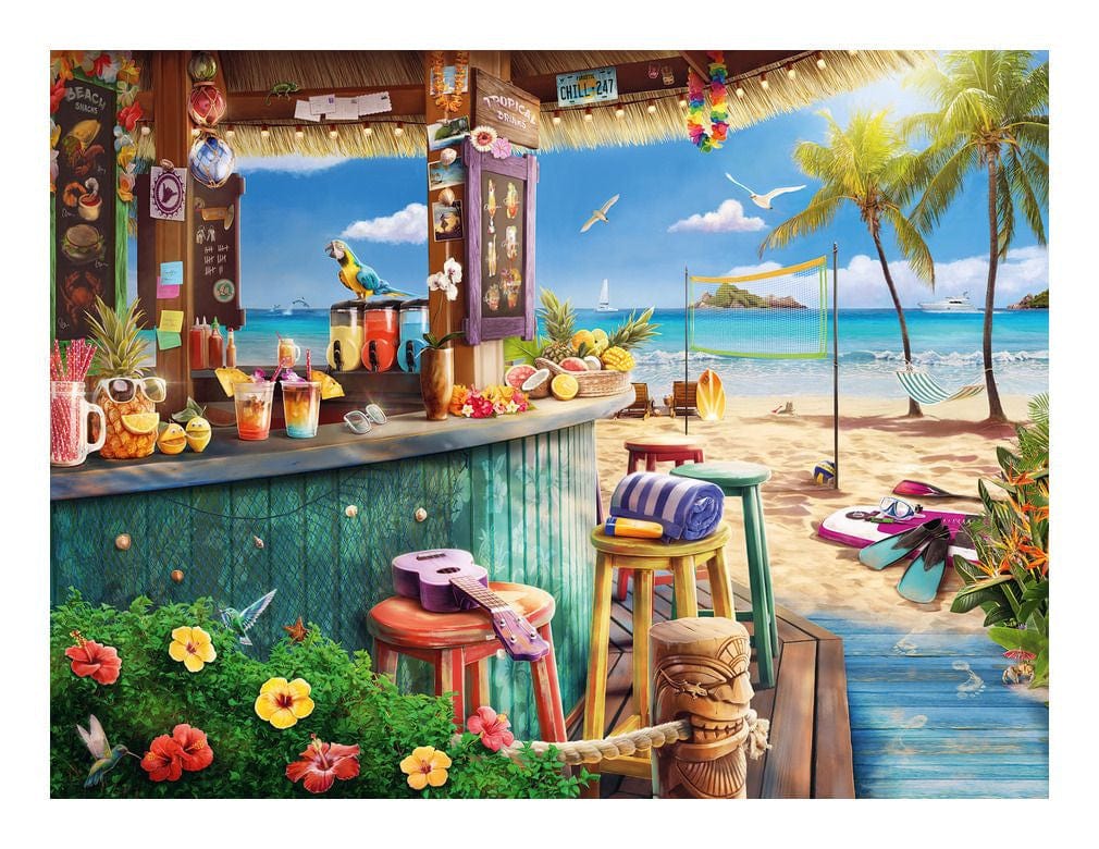 Ravensburger Beach Bar Breezes 1500 Piece Jigsaw Puzzle
