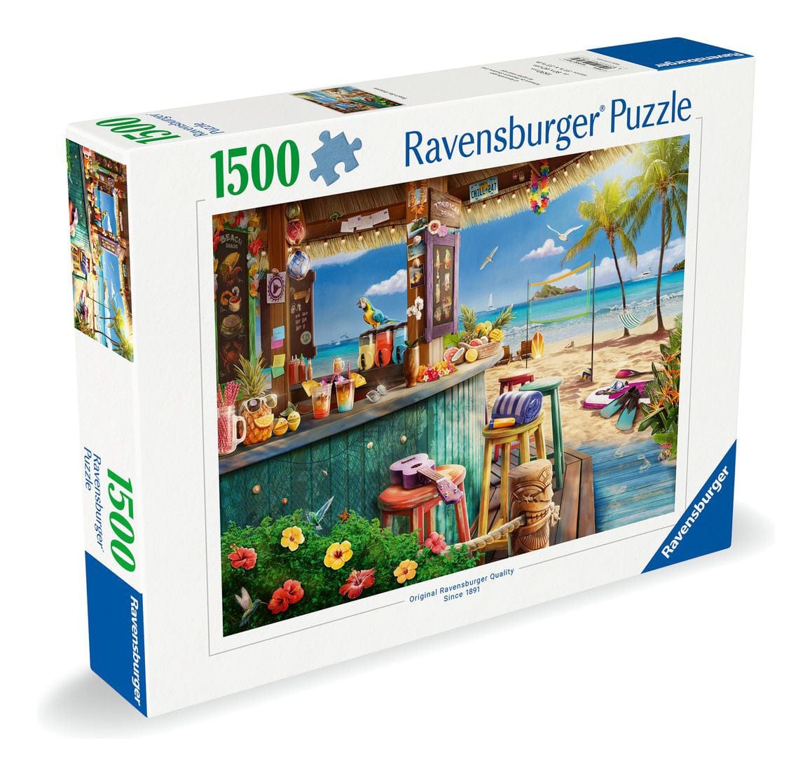 Ravensburger Beach Bar Breezes 1500 Piece Jigsaw Puzzle