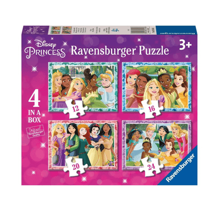 Ravensburger Disney Princess 4 In A Box Jigsaw Puzzle