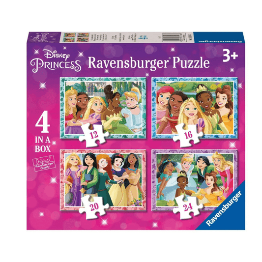 Ravensburger Disney Princess 4 In A Box Jigsaw Puzzle