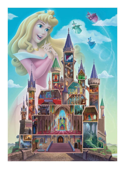 Ravensburger Disney Princess Castle Collection Aurora Castle 1000 Piece Jigsaw Puzzle