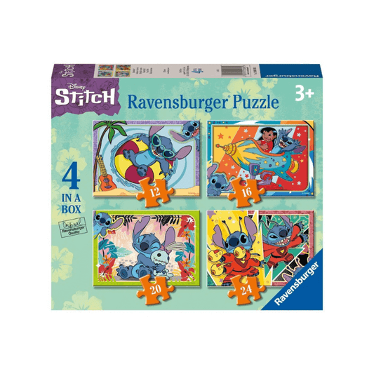 Ravensburger Disney Stitch 4 In A Box Jigsaw Puzzle