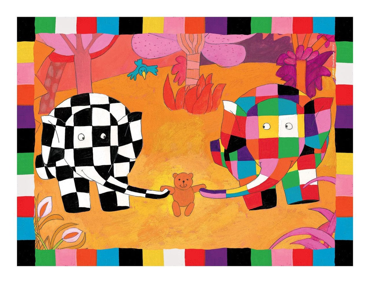 Ravensburger Elmer 4 In A Box Jigsaw Puzzle