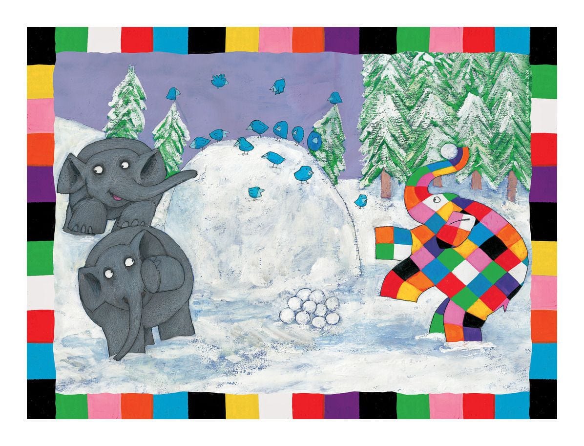 Ravensburger Elmer 4 In A Box Jigsaw Puzzle