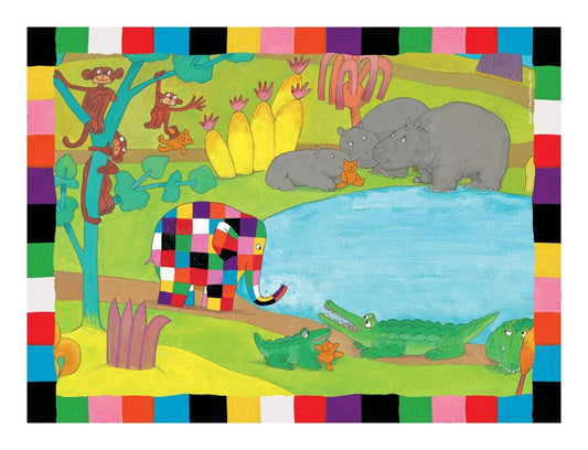 Ravensburger Elmer 4 In A Box Jigsaw Puzzle