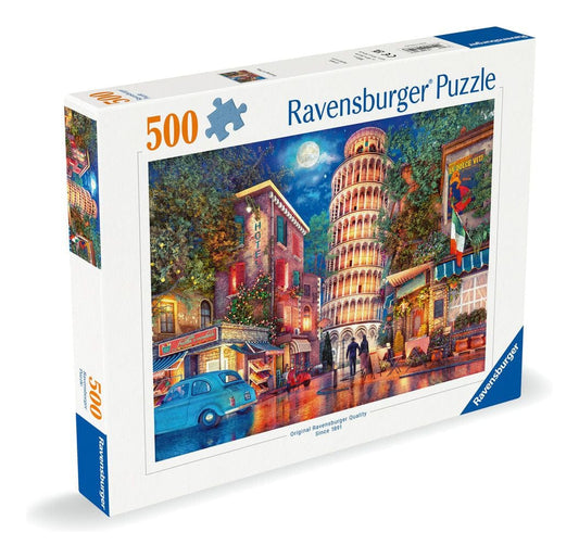Ravensburger Evening In Pisa 500 Piece Jigsaw Puzzle
