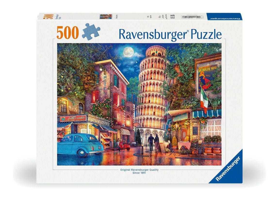 Ravensburger Evening In Pisa 500 Piece Jigsaw Puzzle